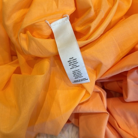 NEW Cinq à Sept Kilah Cotton Belted Midi tank Dress Marmalade Orange sz 10 - Picture 11 of 12